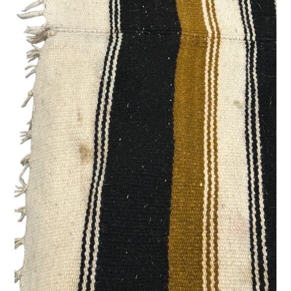 Vintage Hand Woven Native American Aztec Wall Hanging or Wool Rug Zapotec Rug - Picture 7 of 16